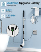 Multi-Surface Cordless Spin Cleaning Brush