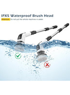 Multi-Surface Cordless Spin Cleaning Brush